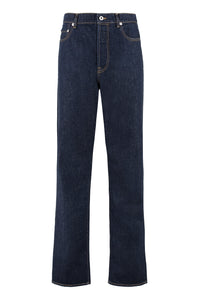 ASAGAO 5-pocket straight-leg jeans